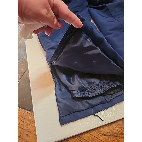 Athletech Kids Snow Bibs in navy blue. Size L 10/12 - Picture 4 of 13